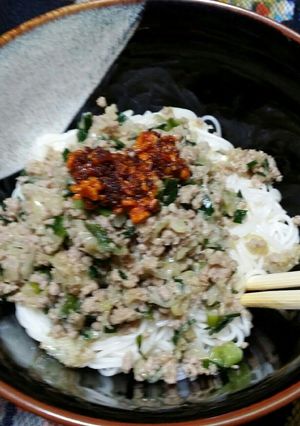 餃子の具、ぶっかけそうめん-レシピのメイン写真