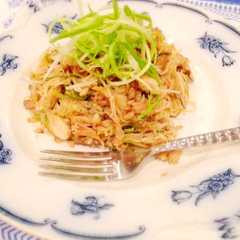 รูปของ ❁オイルサーディンと素麺＆舞茸＆葱炒め❁