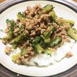 俺流!苦くない!!…ゴーヤの肉味噌炒め丼