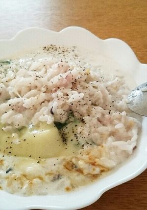 忙しい朝の超簡単ミルク雑炊-レシピのメイン写真