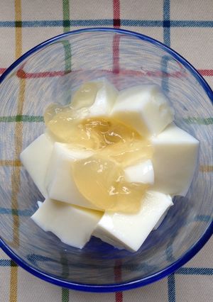あなた色に染まります♡けなげな牛乳かん♪-レシピのメイン写真