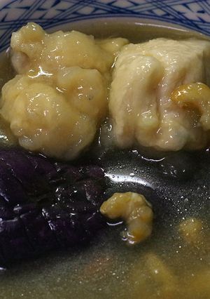 鶏胸肉とナス、干し海老の煮物・冷製-レシピのメイン写真
