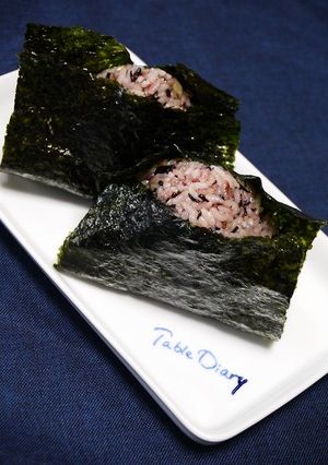 おにぎり♪ゴボウひじき黒米しそ昆布入り-レシピのメイン写真