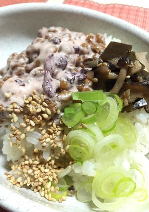 納豆と赤じその元気ごはん-レシピのメイン写真