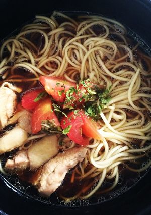 夏の鶏蕎麦-レシピのメイン写真