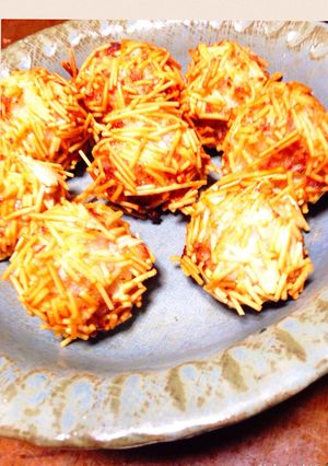 乾そうめんでパリパリ揚げ焼売!-レシピのメイン写真