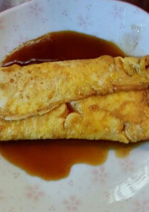 味付け無しのチーズ入り卵焼きには醤油！-レシピのメイン写真