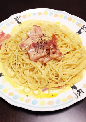 世界一簡単!?カルボナーラ\(^o^)/-レシピのメイン写真