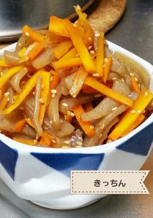 きんぴらこんにゃく-レシピのメイン写真