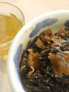 ウーロン茶を飲んだ後でウーロン茶葉の佃煮-レシピのメイン写真