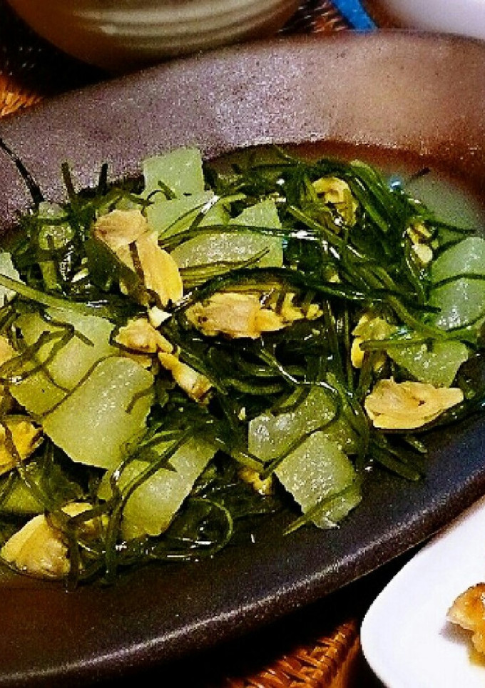 冬瓜とあさりと切り昆布の煮物-レシピのメイン写真