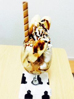 おうちで簡単!チョコバナナパフェ-レシピのメイン写真