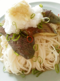 ナス炒め煮そうめん-レシピのメイン写真