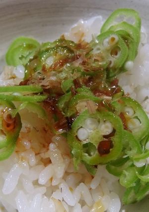 ご飯のお供に生オクラ!-レシピのメイン写真