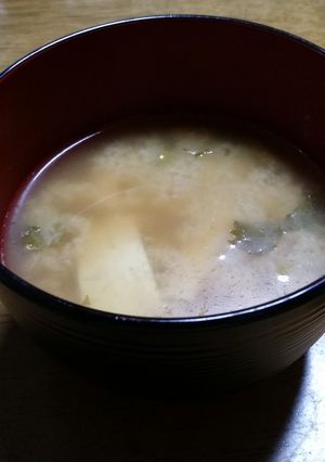 しそ♥味噌汁-レシピのメイン写真