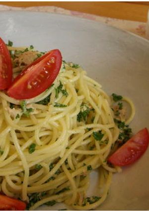 簡単(*^▽^*)ツナとパセリのパスタ-レシピのメイン写真