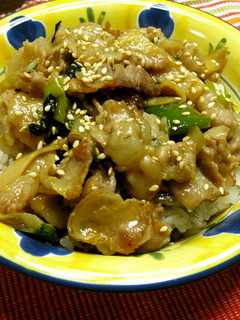 大葉と豚肉の簡単丼-レシピのメイン写真