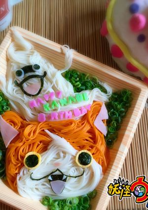 妖怪ウォッチ ( ◉ㅅ◉ ) キャラ麺-レシピのメイン写真