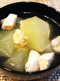 冬瓜と鶏肉の汁物-レシピのメイン写真