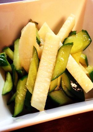 簡単漬け！きゅうりと長芋の酢の物☆-レシピのメイン写真