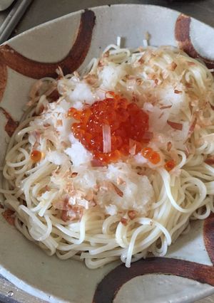 超簡単、イクラのせそうめん-レシピのメイン写真