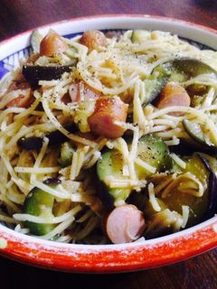夏休みランチ♪ナスの味ぽんパスタ-レシピのメイン写真