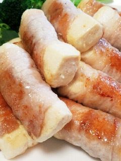 スピード簡単!塩豆腐モドキの豚肉巻き-レシピのメイン写真