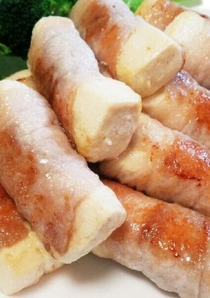 スピード簡単！塩豆腐モドキの豚肉巻き-レシピのメイン写真