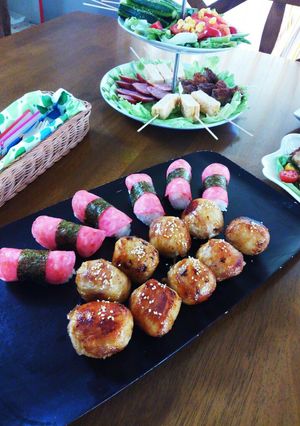 夏！酢飯！肉巻きおにぎり-レシピのメイン写真