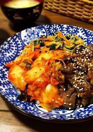 手作り焼肉のタレで♡焼肉プレート-レシピのメイン写真