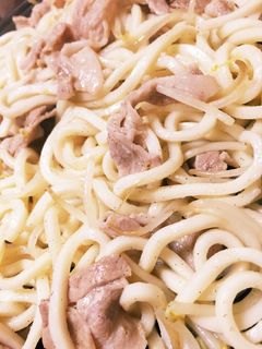 塩豚バラ焼きうどん-レシピのメイン写真
