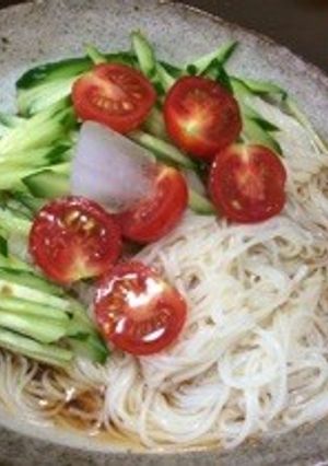 洋風そうめん-レシピのメイン写真