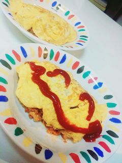 簡単オムライス。-レシピのメイン写真