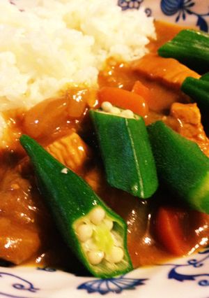 オクラ☆夏カレー☆ココナッツオイル入り♪-レシピのメイン写真