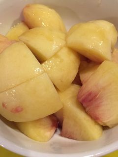 桃の簡単な切り方-レシピのメイン写真