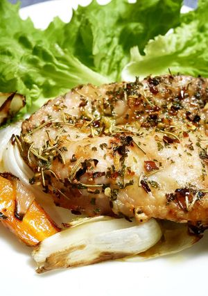 ジューシー♪パリパリ☆鶏もものハーブ焼き-レシピのメイン写真