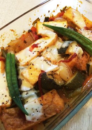 絹あげラタトゥイユチーズ焼き-レシピのメイン写真