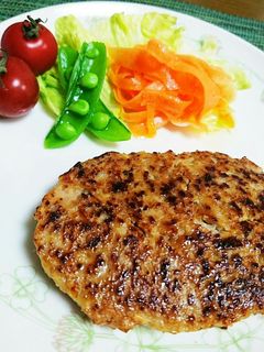 鶏ミンチの和風ハンバーグ-レシピのメイン写真