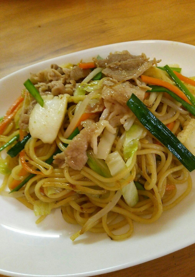 旨みたっぷり！上海風イカ焼きそば。-レシピのメイン写真