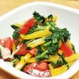 彩り野菜と豚しゃぶ肉の塩ダレ