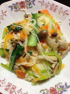 簡単☆野菜と旨塩ダレでそうめんチャンプル-レシピのメイン写真