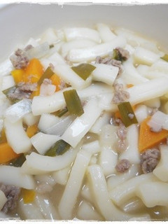 離乳食完了期 牛肉とニラのうどん-レシピのメイン写真