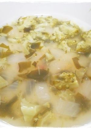 離乳食完了期　わかめとブロッコリースープ-レシピのメイン写真