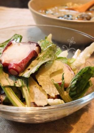 たことセロリのマヨサラダ-レシピのメイン写真