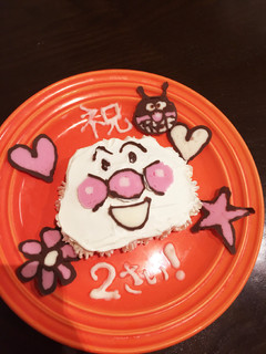 アンパンマンケーキ☆プチ(2歳誕生日)-レシピのメイン写真