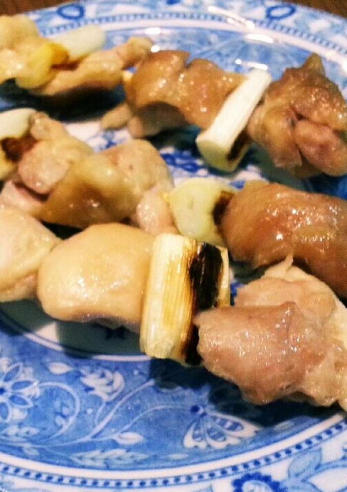 焼鳥☆焼いてから串に刺すからかんたん♪-レシピのメイン写真