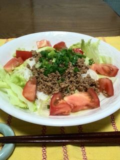 味付け簡単!肉味噌そうめん♪-レシピのメイン写真