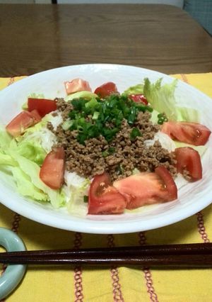 味付け簡単！肉味噌そうめん♪-レシピのメイン写真