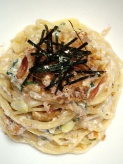 お豆腐でさっぱり和風冷製パスタ-レシピのメイン写真