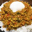 夏だ!ドライカレー 挽肉カレー